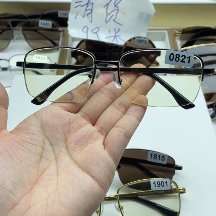 竹叶青半框眼镜 0821