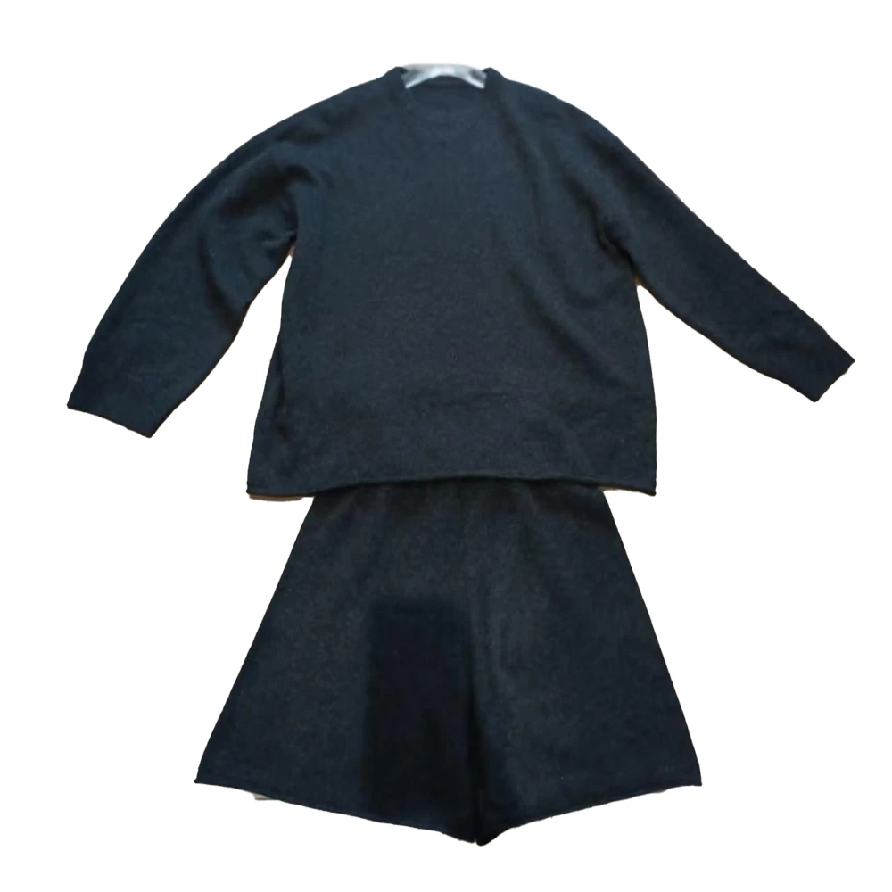 BBL设计师款深灰羊毛套装S383