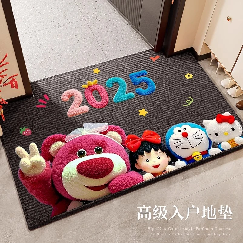 2025新款入户门地垫家用耐脏地毯可裁剪垫子防滑进门口脚垫玄关