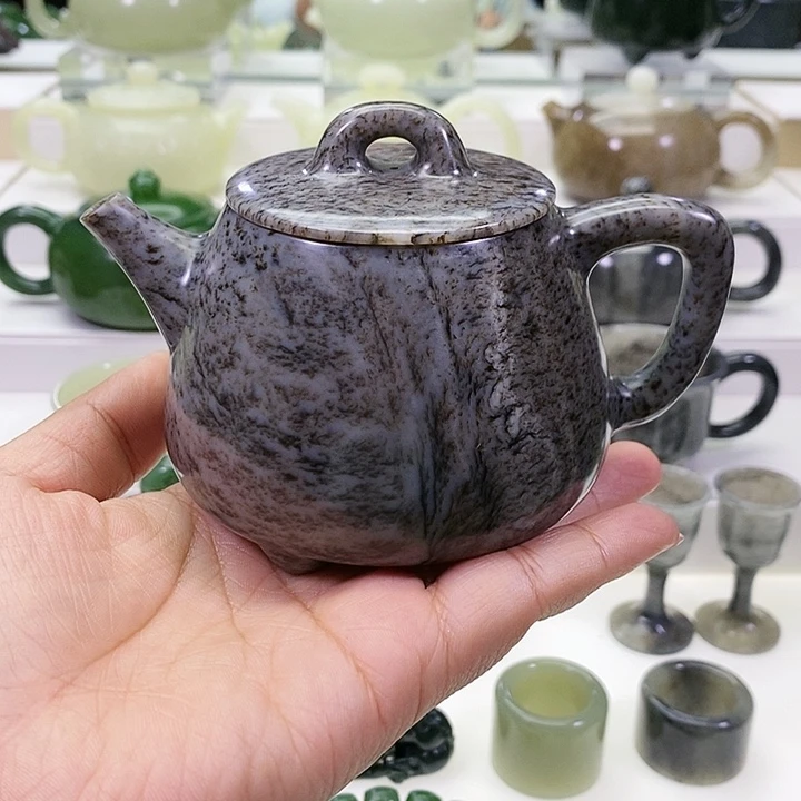 未镶嵌和田玉挂件茶壶