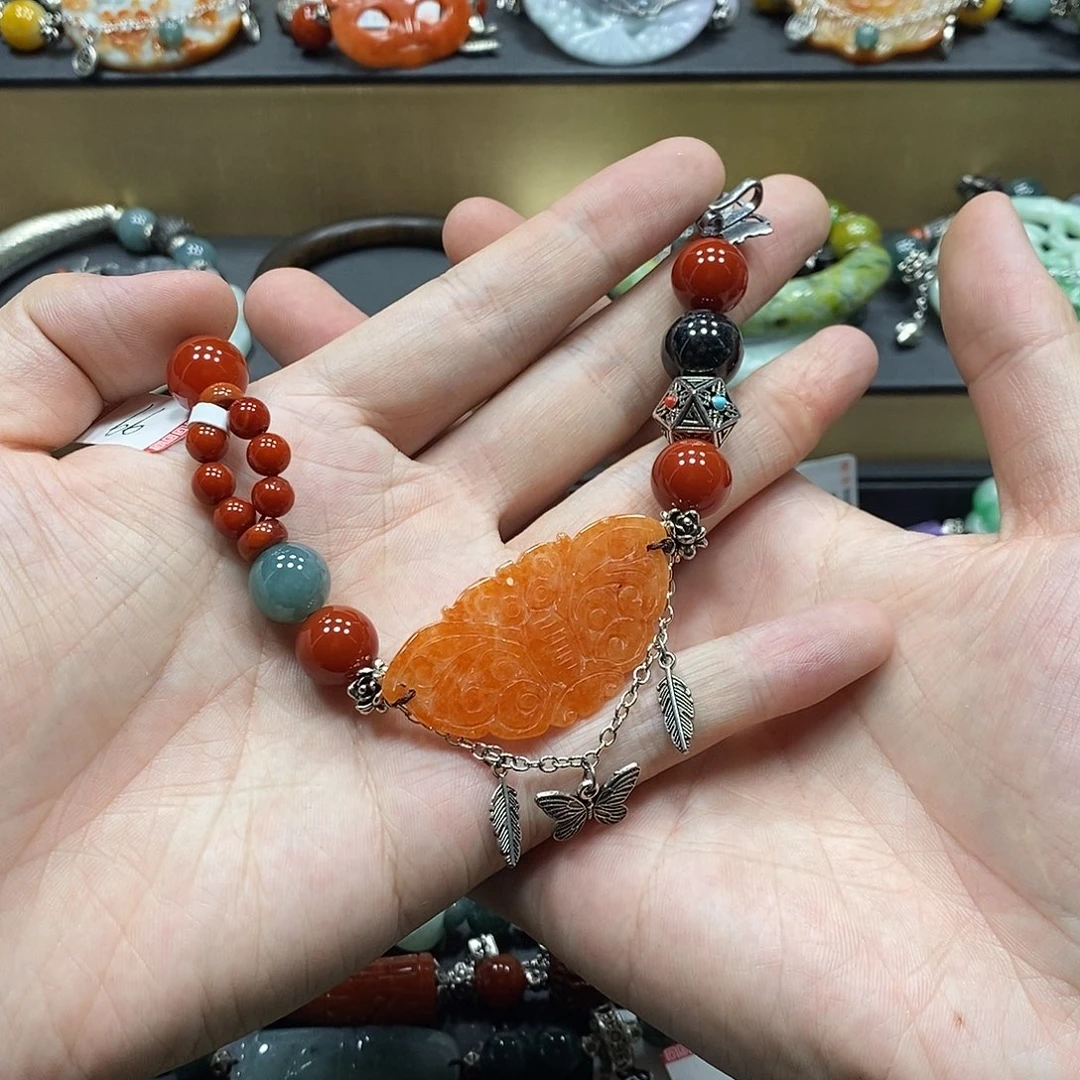 翡翠未镶嵌手链手链