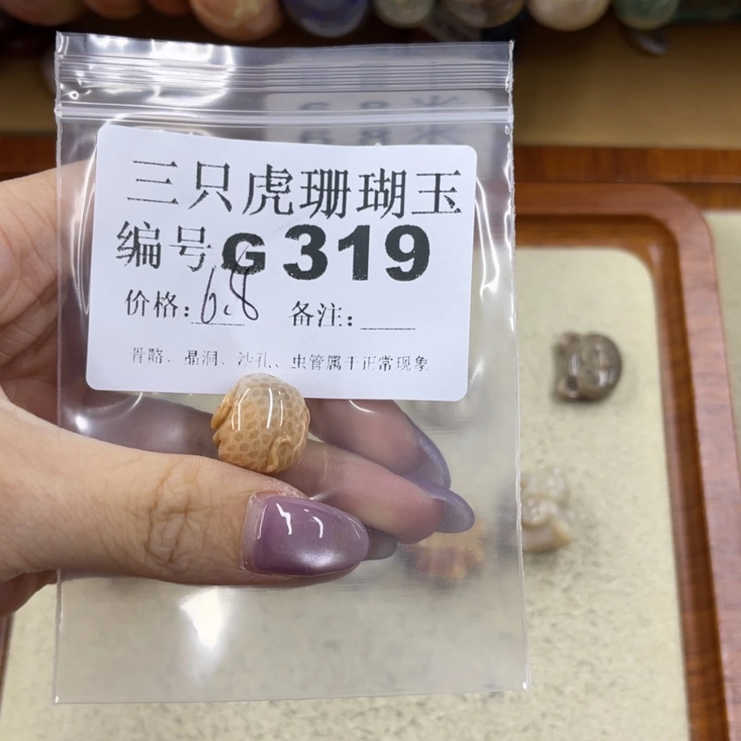 雪***影未镶嵌h硅化珊瑚（珊瑚玉）