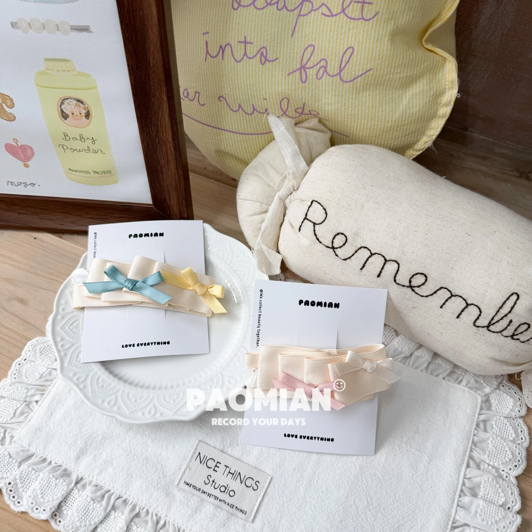 褶皱发夹｜气质头饰韩版甜美发卡可爱时尚