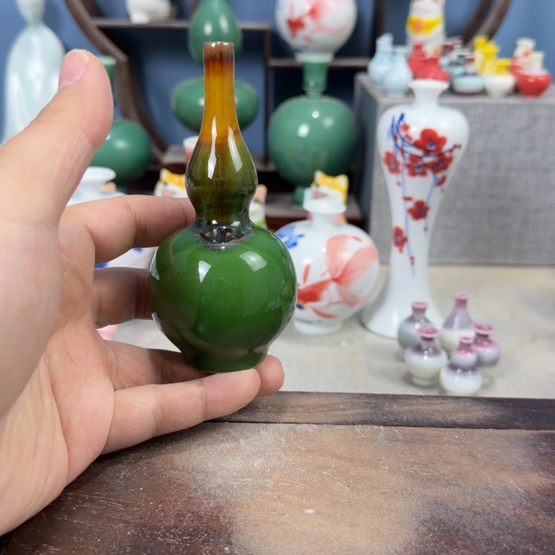 陶瓷手工小花器摆件