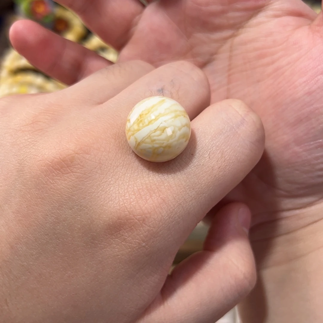 叁***柒琥珀未镶嵌手串18m虎皮纹