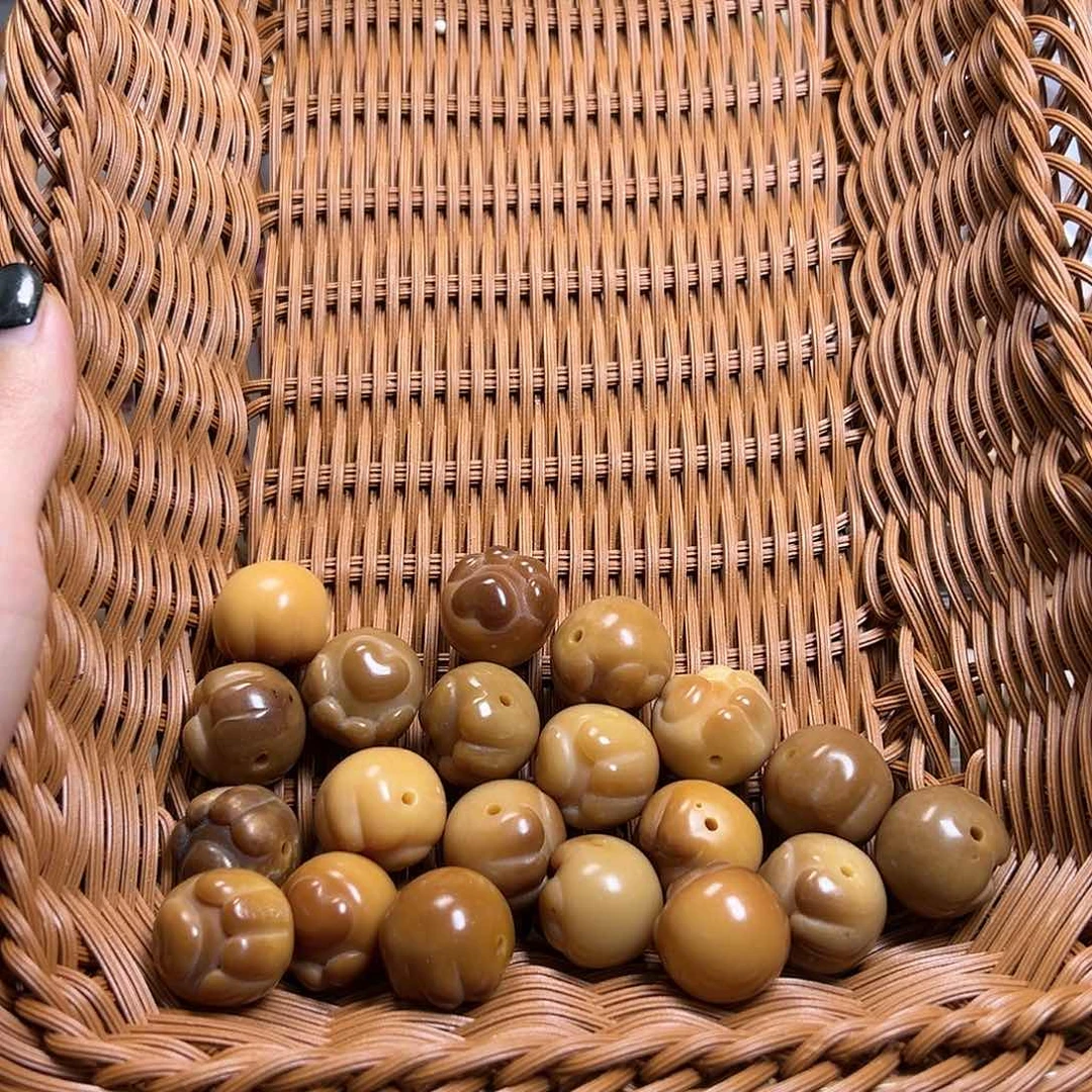 菩提根/象牙果吊坠爱心猫爪瑕疵20颗不售后