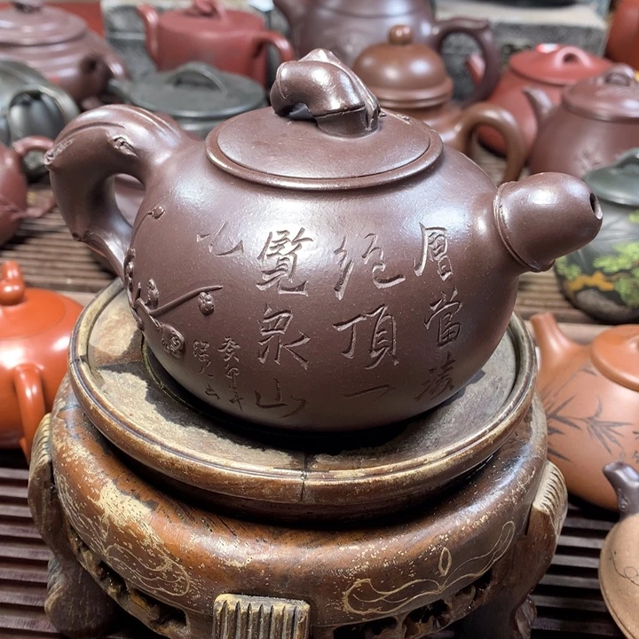 紫砂茶壶原矿手工119