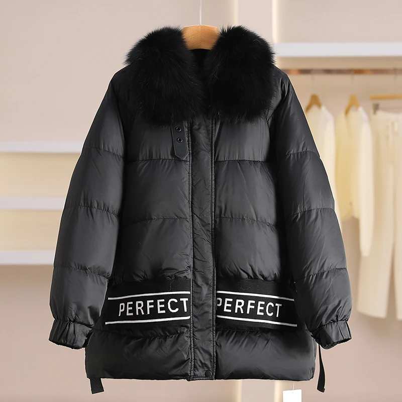 F7892-【M】领通勤宽松保暖羽绒服#XMF58Y003