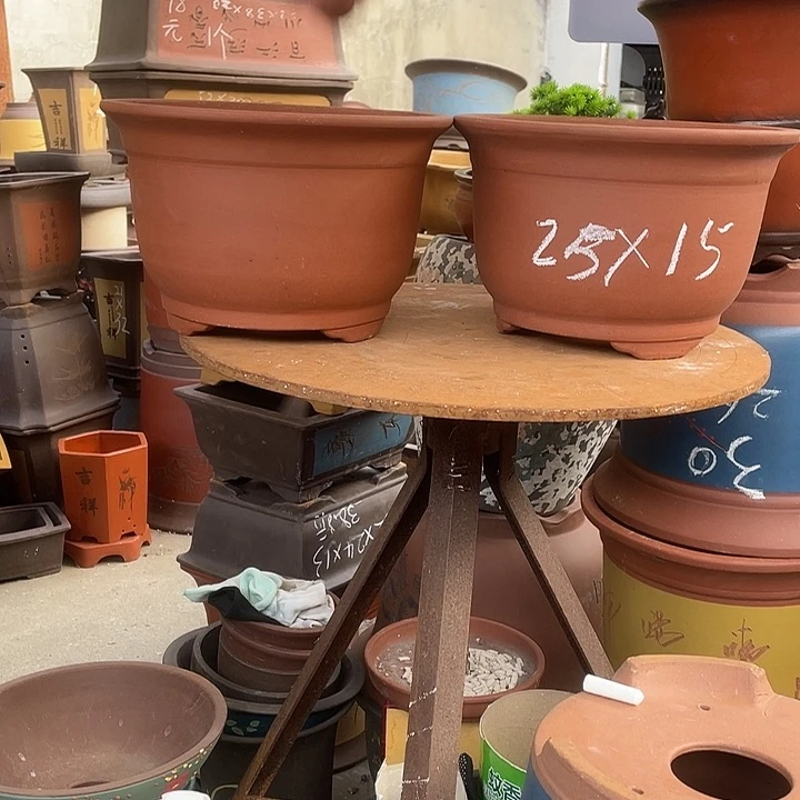 25+25素面小马花盆紫砂花盆紫砂