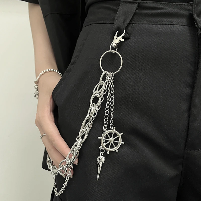 裤链腰链装饰腰带配饰朋克链条包包链子嘻哈2025男生女士新款潮流