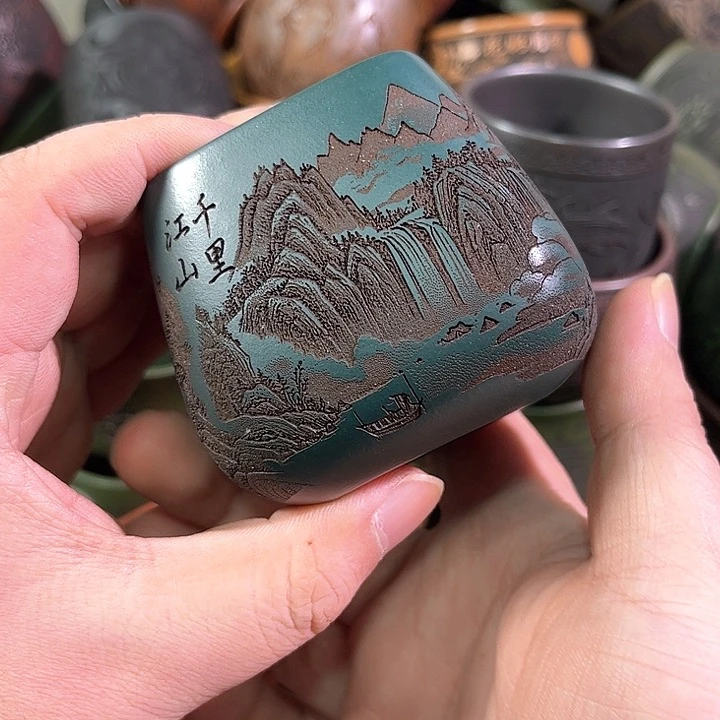 茶杯紫砂全手工紫砂主人杯