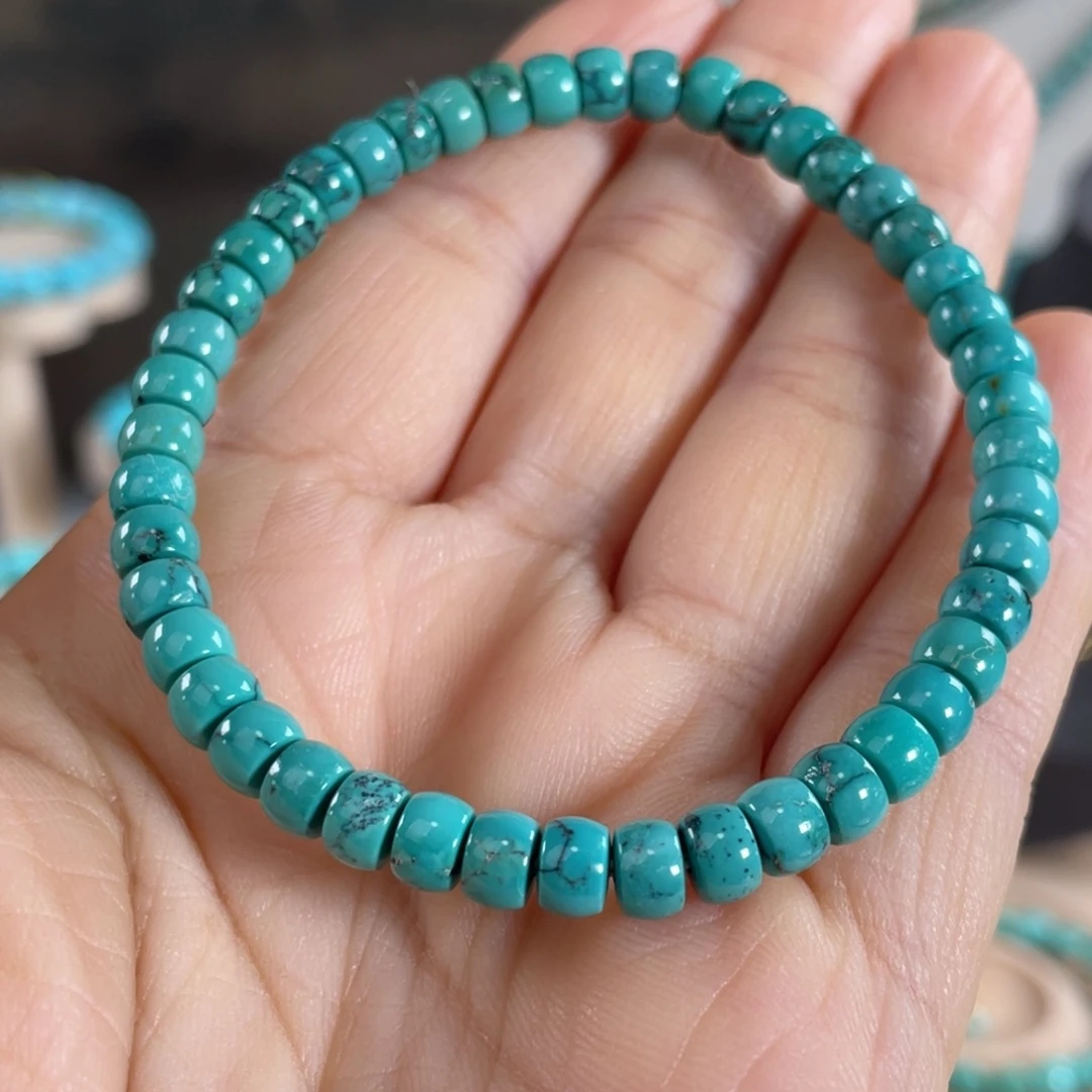 绿松石未镶嵌套链高瓷直切