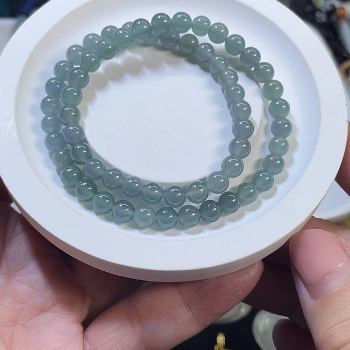 翡翠散珠A货散珠串