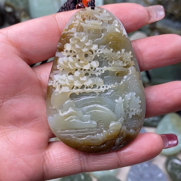 和田玉挂件未镶嵌