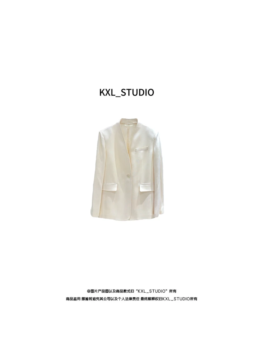 KXL-STUDIO【KELE精选】大道至简ACETATE-醋酸西服9392