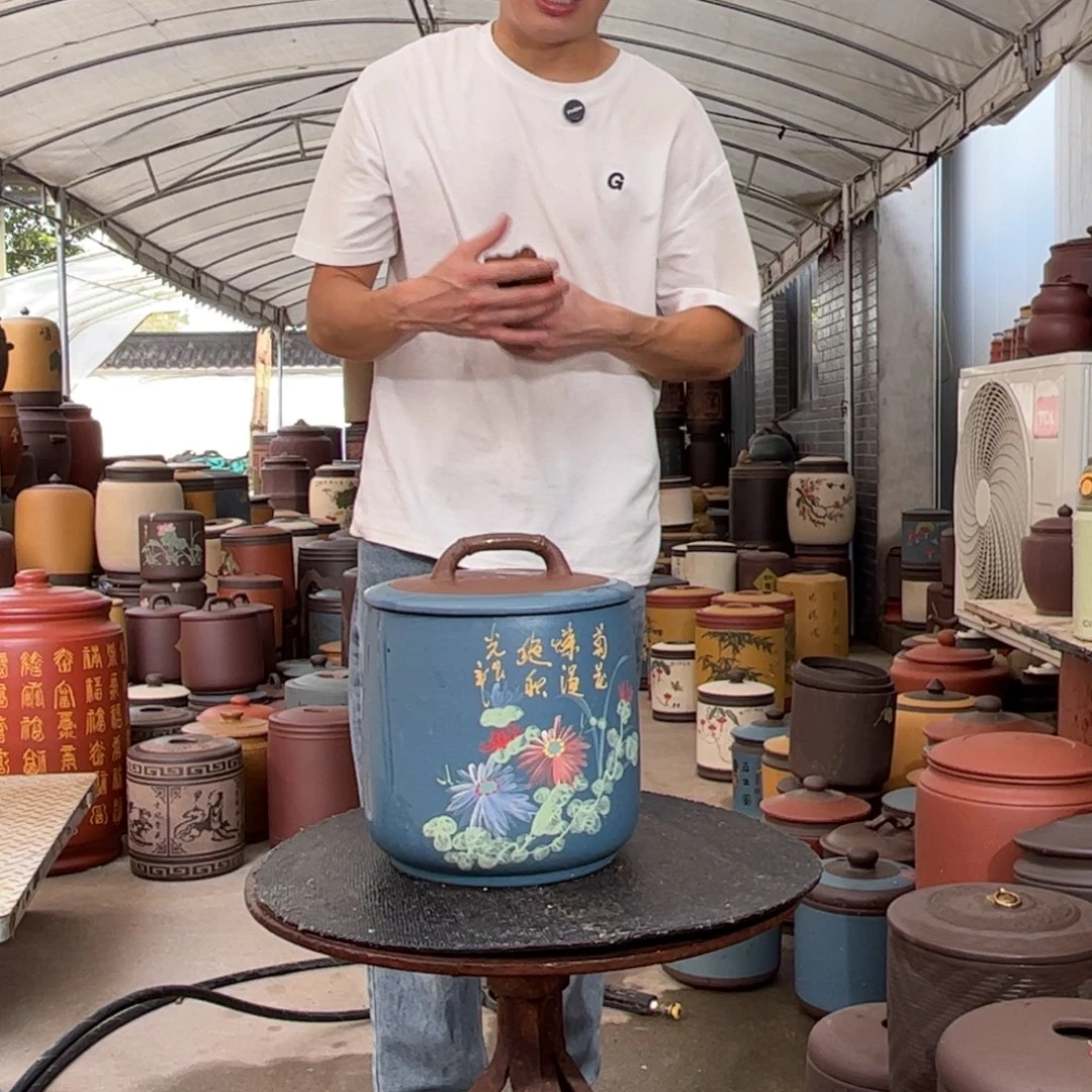 茶叶罐紫砂8 饼茶叶罐