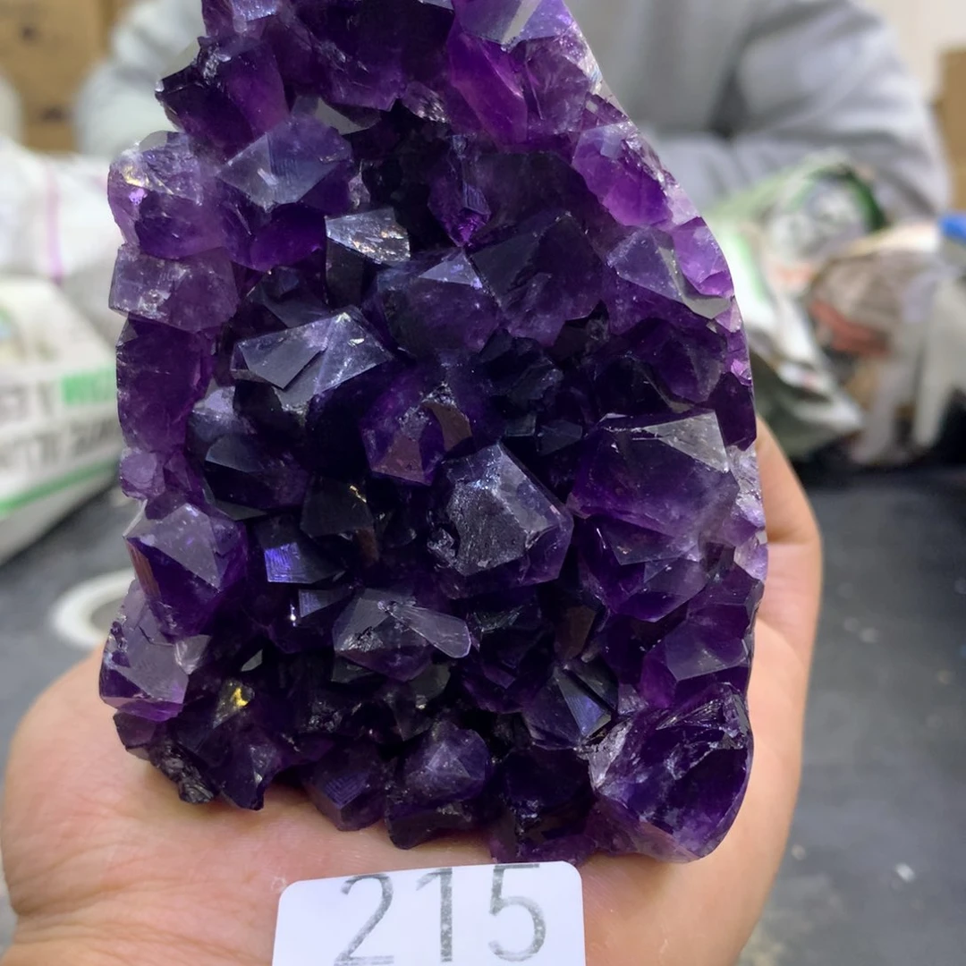 水晶摆件未镶嵌紫晶215