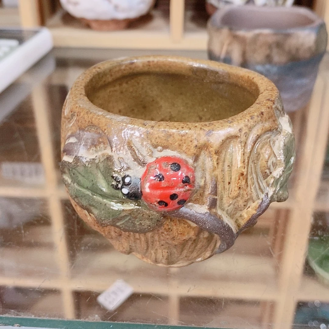 粗陶志野柴烧茶具