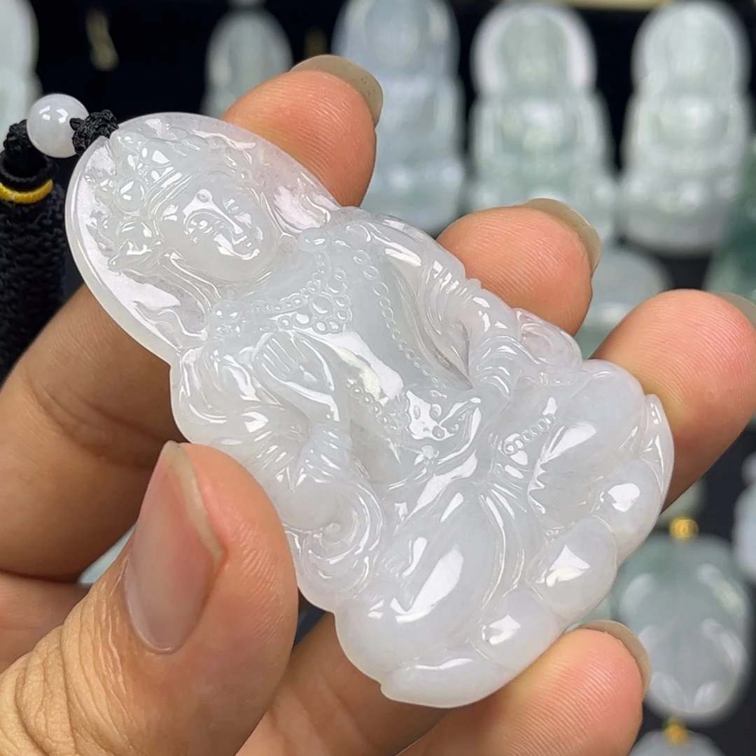 翡翠未镶嵌颈饰缅甸天然