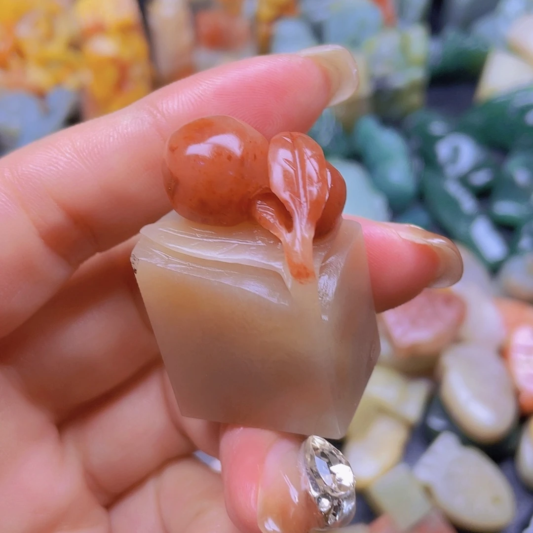 青田石印石纯手工