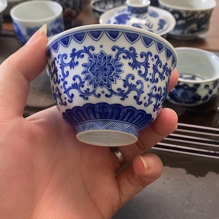 【寒窑】缠枝莲主人杯