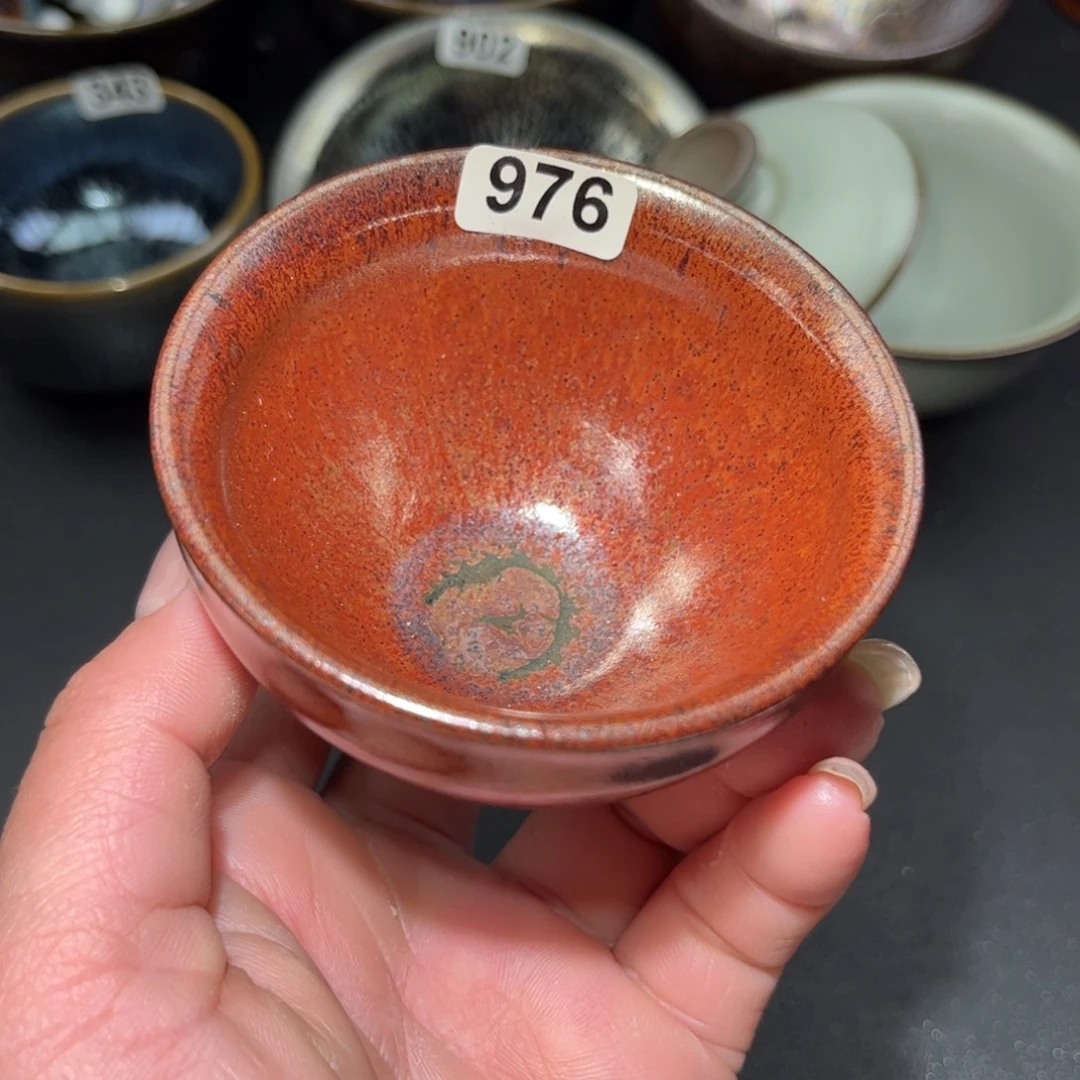 茶盏976 建盏单盏放大漏……