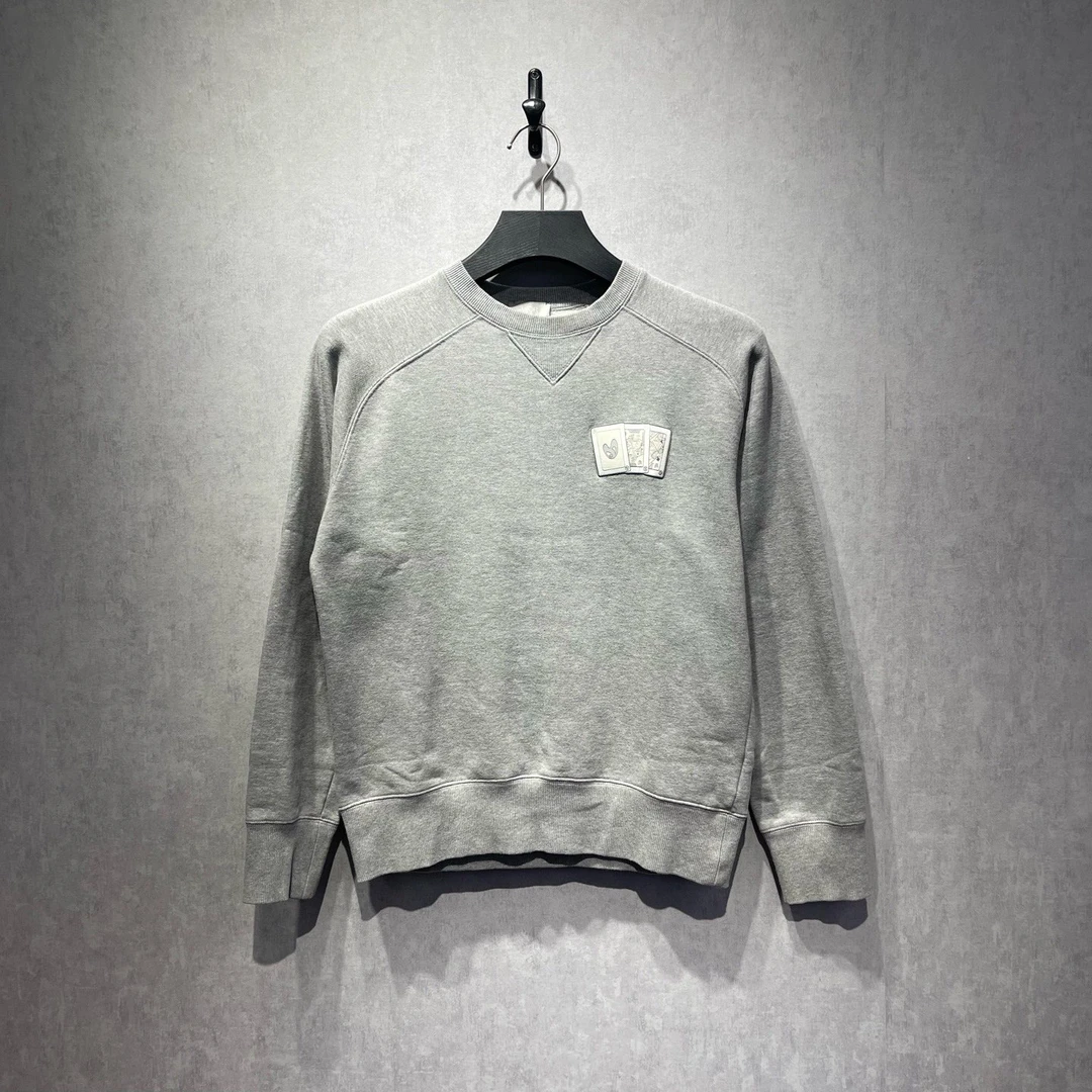 99新 DIOR/迪奥 扑克图案印花卫衣/S码/DY215215