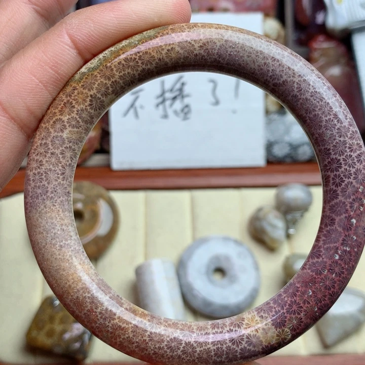 硅化珊瑚（珊瑚玉）颈饰未镶嵌?****?