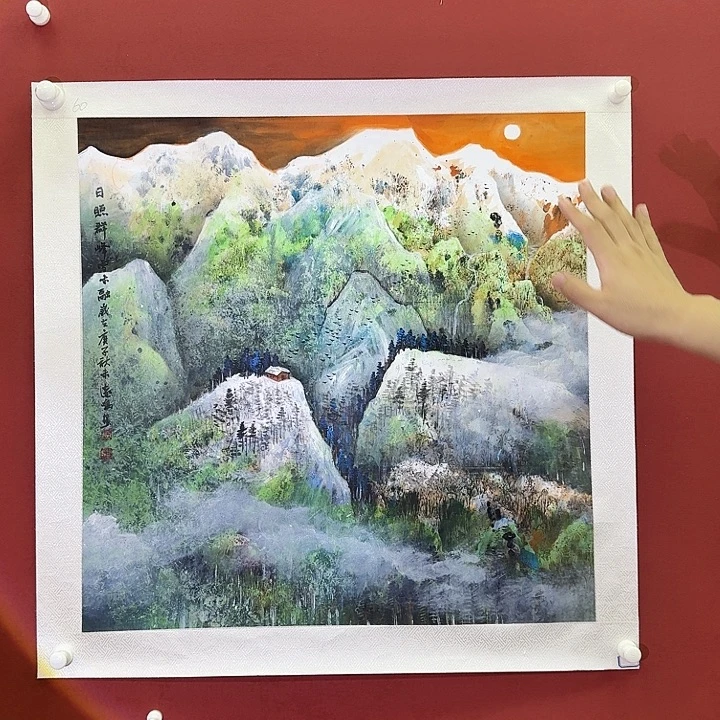 国画毛远鸣老师书画作品