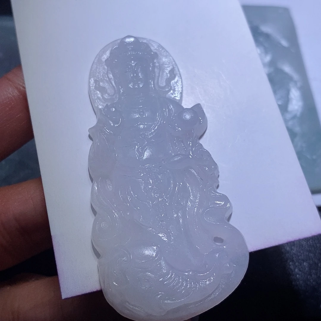 定制翡翠未镶嵌鹤****雁翡翠