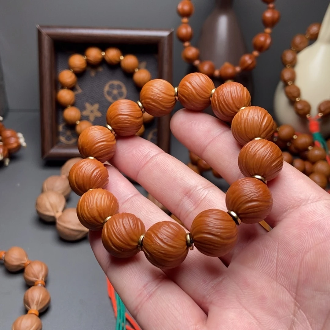 手串/手链橄榄核定风珠 苏工 橄榄核手串