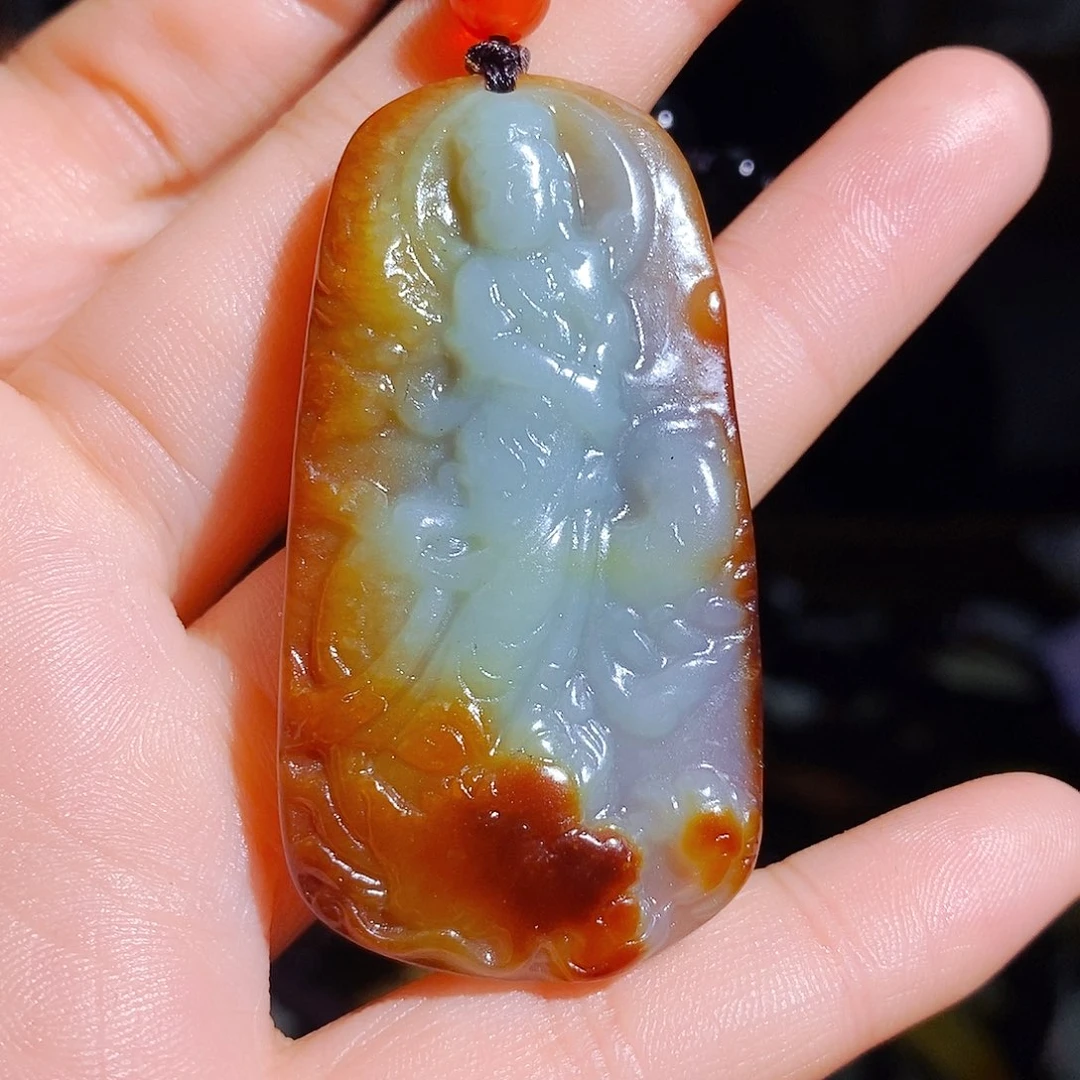 和田玉颈饰未镶嵌