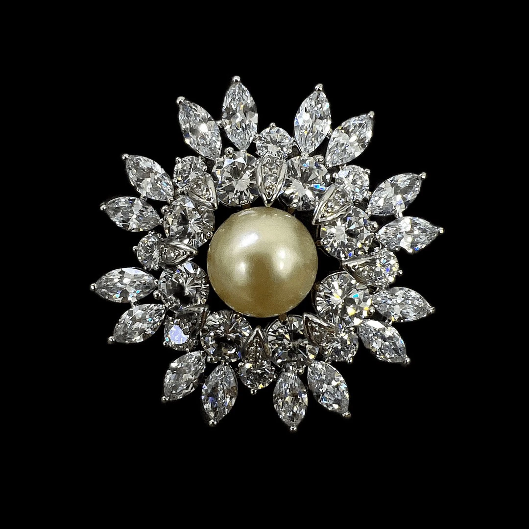 00149金色海水珍珠孤品，