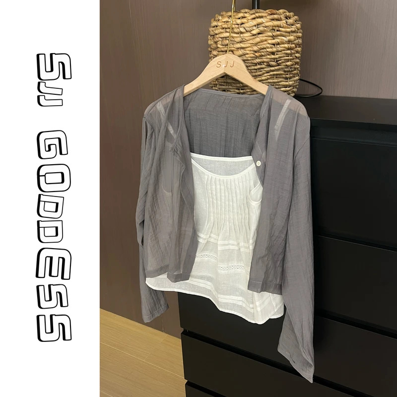 【娇娇私服定制】新款上新休闲防晒开衫上衣52231#