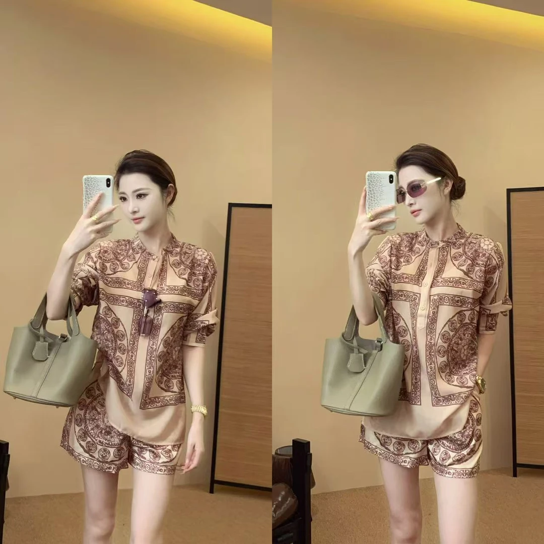 916【老钱松弛】麻棉复古套装！