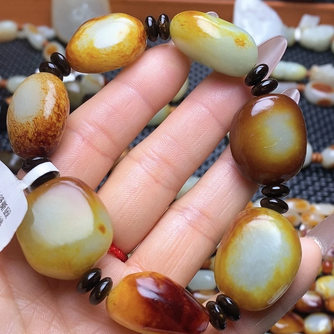 和田玉手链未镶嵌什