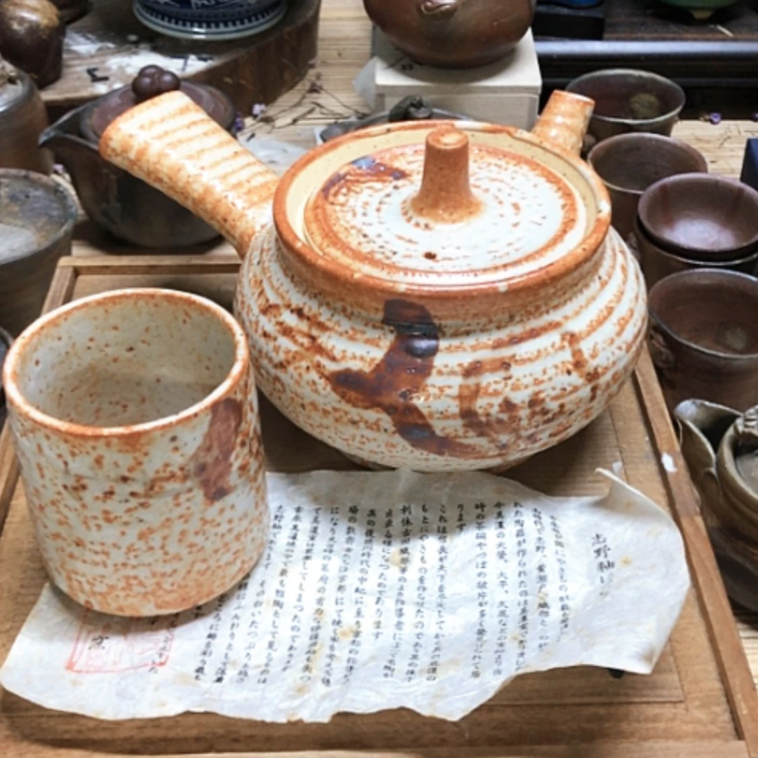 【闪购商品】碗一整套6件套志野茶具