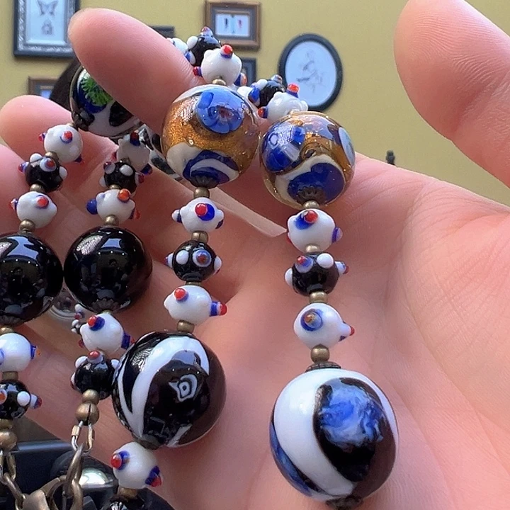 琉璃颈饰柔**月编号08 项链