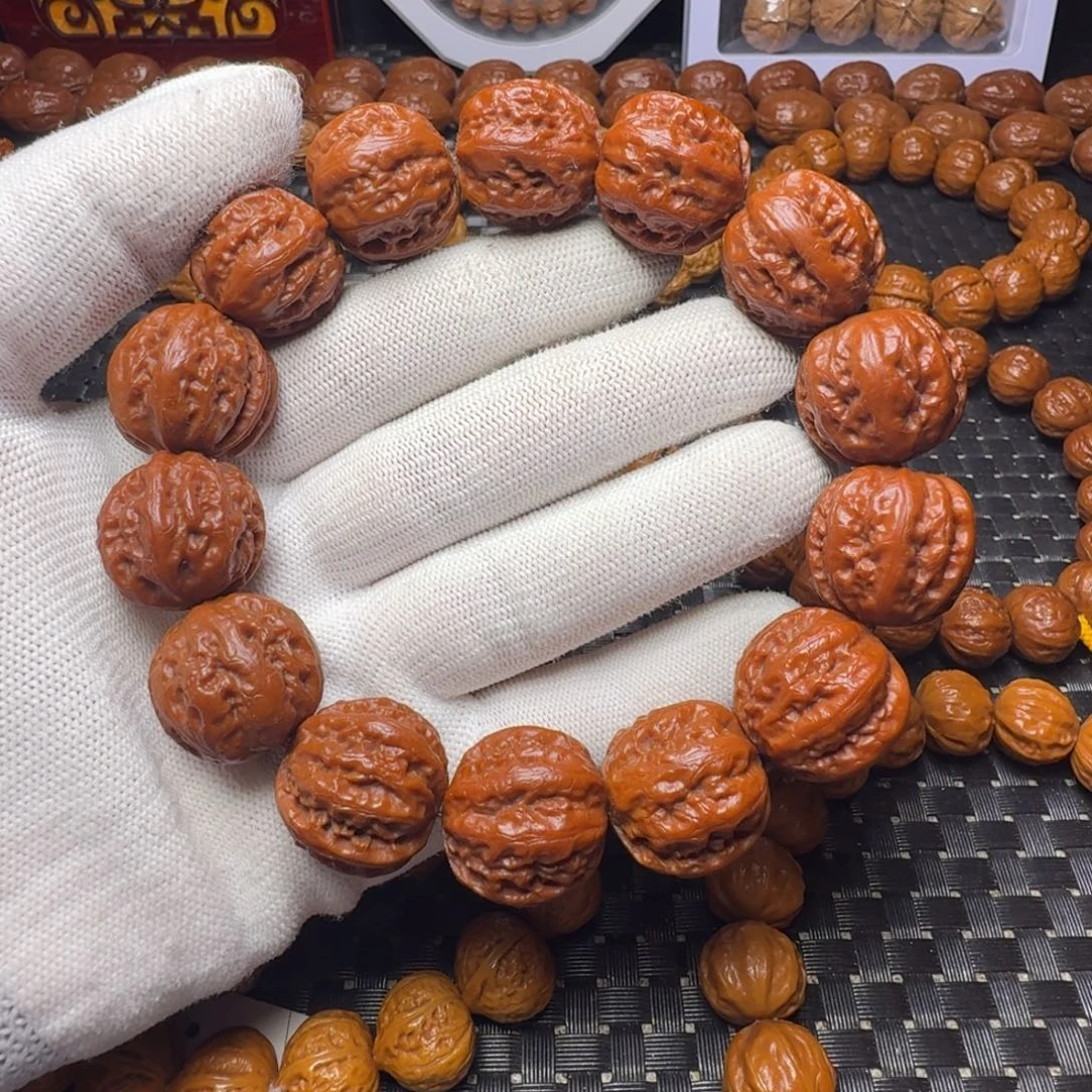 文玩核桃吊坠粗筋八棱