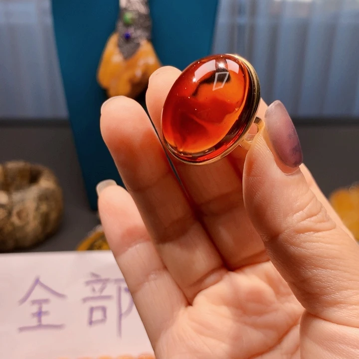 手链琥珀未镶嵌波兰设计款琥珀蜜蜡