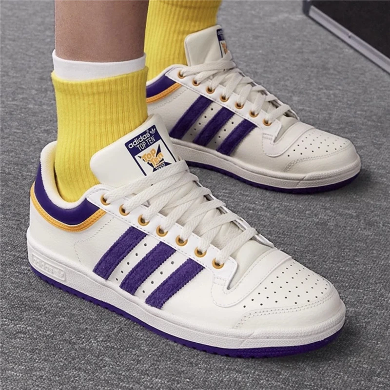 【瑕疵慎拍 】Adidas阿迪达斯三叶草男女运动休闲低帮板鞋-41