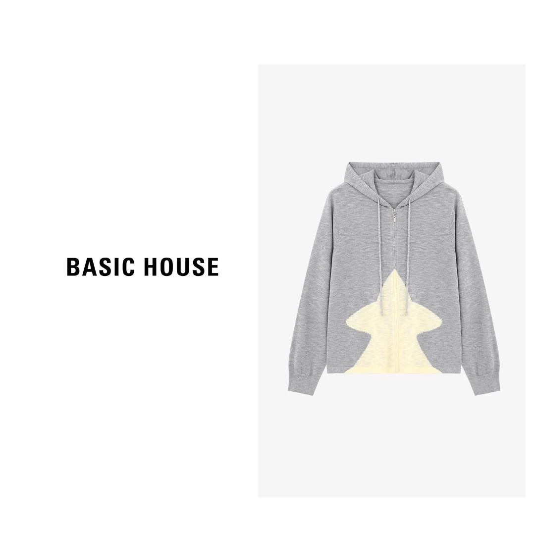 【芋总专享】Basic House/百家好时尚百搭潮流女针织衫-B0625B5FUM2