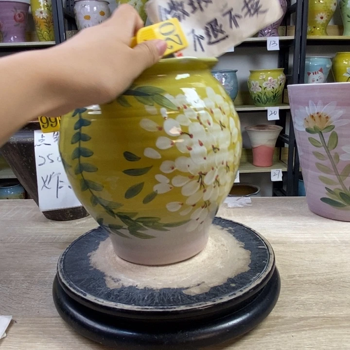 景德镇高温陶瓷花盆
