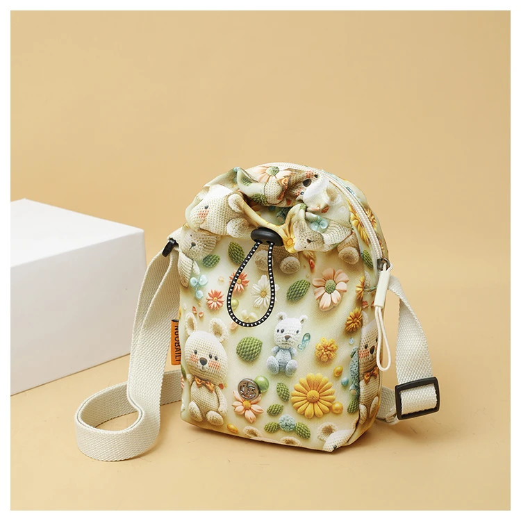 新款水杯包轻量化户外小包露营单肩斜挎手机包多功能骑行旅行背包