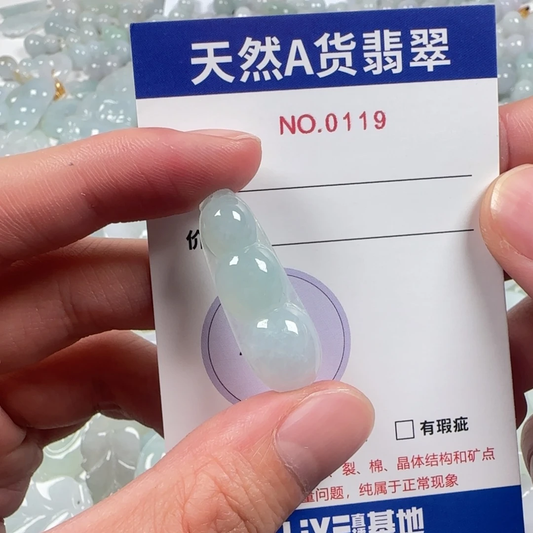 翡翠未镶嵌颈饰119