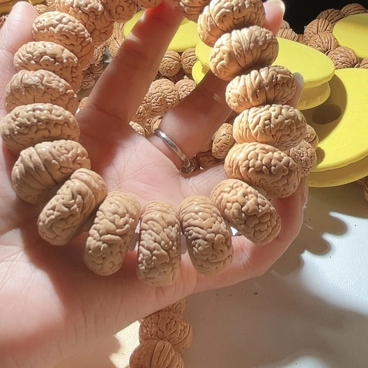 胡***杨吊坠桃核桃核手串夹板子7