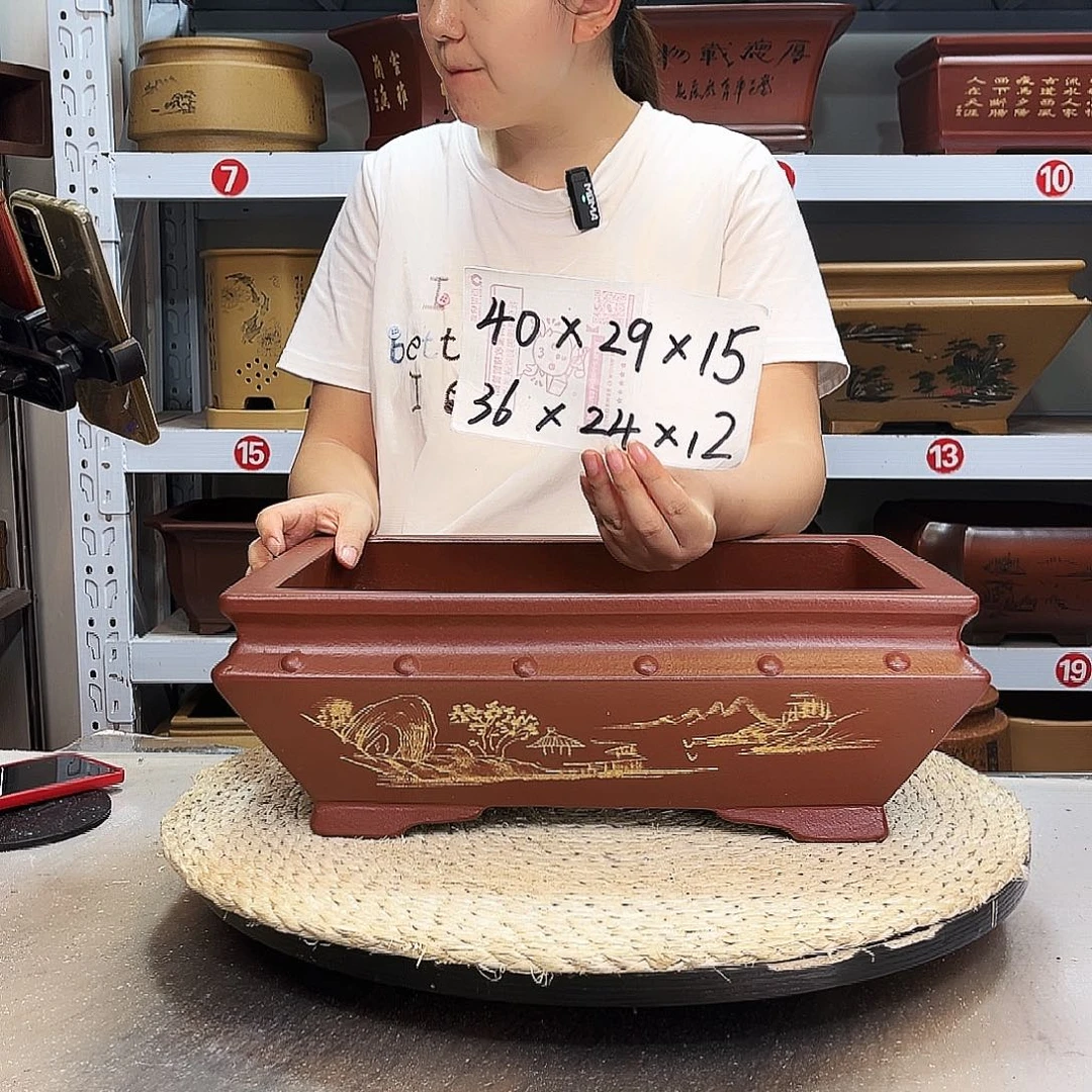 紫砂花盆紫砂花盆