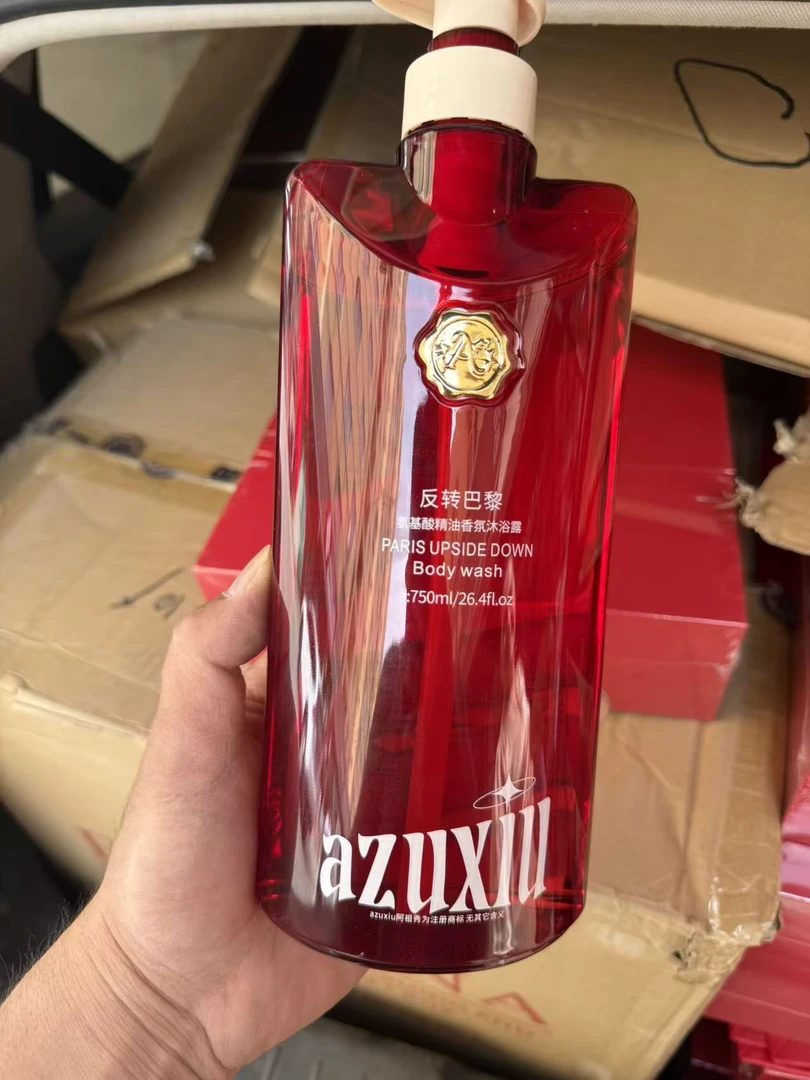 【新疆包邮】AZUXIU阿祖秀泡沫精油氨基酸香氛沐浴露750ml