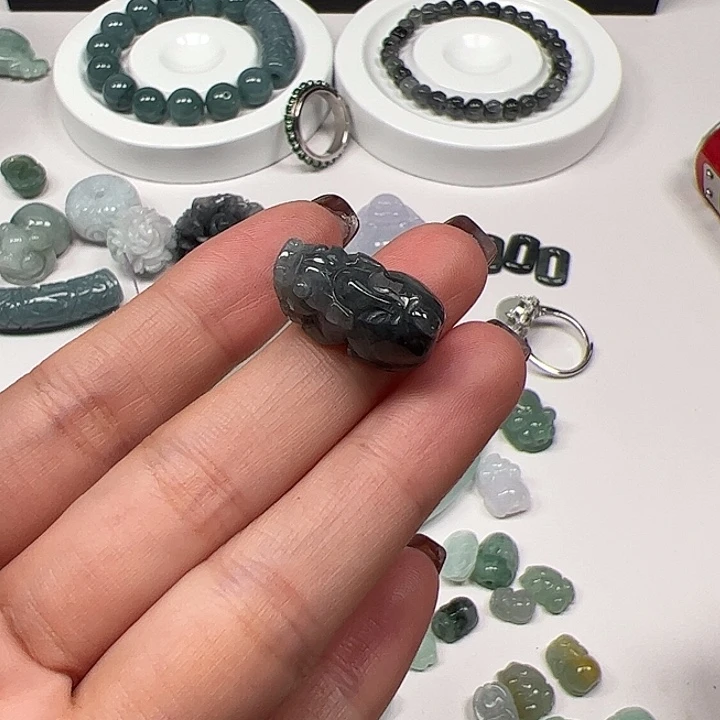 翡翠未镶嵌戒指1222222222