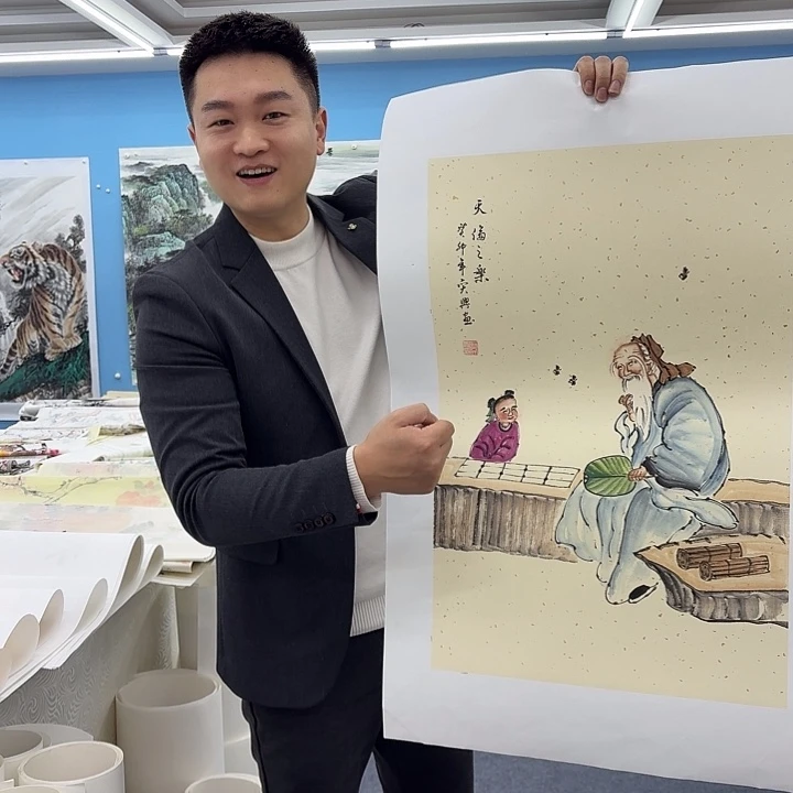 国画手绘国画作品